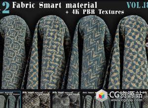 Substance 42组布料织物材质预设+4K PBR贴图纹理