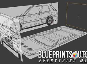 Blender蓝图参考图片自动放置插件 Blueprint AutoSetup v1.2