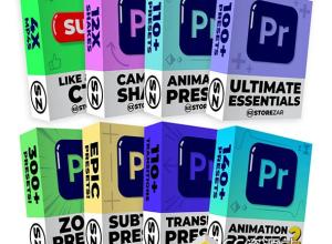 PR预设-Storezar出品相机抖动转场缩放动画效果套装预设 Storezar The Ultimate Bundle MEGA