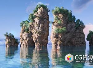 Blender水面着色器插件 Aqua Shader v1.2.0