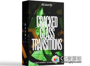 17组4K破裂玻璃转场视频素材 AcidBite – Cracked Glass Transitions