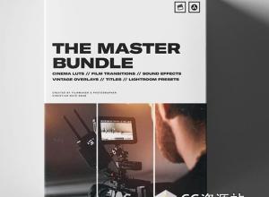 350多种视频编辑资产LUT音效视频转场叠加层 Christian Mate Grab The Master Bundle