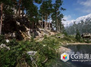 Unreal山林景观环境游戏资产 Mountain - Environment Set UE5.1-5.4