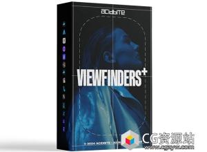 27个取景器镜头线框动画元素素材 AcidBite – Analog Viewfinders