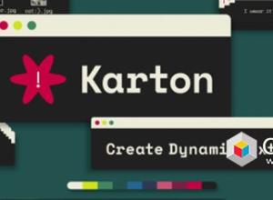 动态文本边框动画AE脚本 Karton v2.0.2 + 使用教程