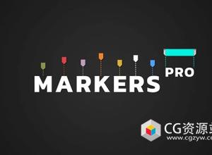 视频时间轴标记管理PR脚本 Markers Pro V1.1.1