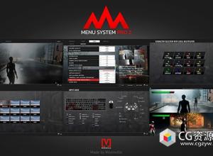 Unreal菜单系统专业版 Menu System Pro by Moonville UE5.3-5.4