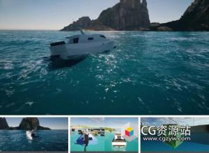 Unreal动态水物理模拟NWH Dynamic Water Physics 2 UE5.1-5.3