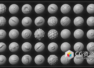 Blender/ZBrush/Painter贴图材质笔刷资产预设库 Zenshaders Library