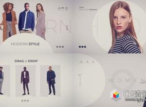PR模板-时尚媒体包装宣传片头 Fashion Promo