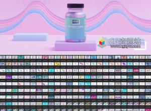 Blender预设-产品展示场景打光照明渲染资产预设 Alt Tab Ilumnia: Product Showcase Library