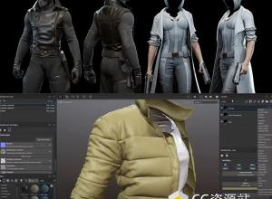 Maya+Zbrush+MD+八猴高品质人物角色服装设计建模教程+中英文字幕