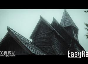 Unreal逼真雨景下雨插件 EasyRain UE5.3-5.6+含中文字幕教程