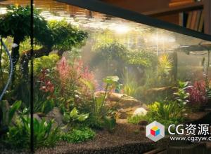 鱼缸水族馆植物3D模型 Globe Plants – Bundle 48