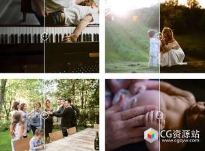 时尚人像照片风光摄影室内土棕色色调LR调色预设 Heartist Collection