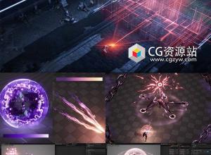 Coloso Unreal游戏技能特效粒子能量冲击波制作教程+中文字幕
