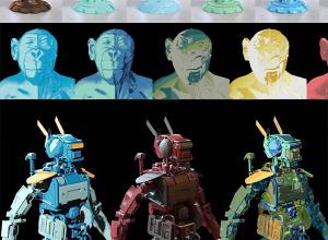 300组Arnold阿诺德渲染器建筑卡通手绘艺术游戏科技设计感材质球C4D预设