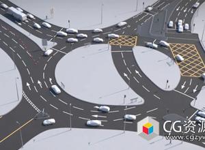 Houdini 18交通系统模拟教程 VEX Traffic Simulation in Houdini 18