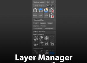 3DS MAX图层管理编辑插件 Layer Manager V2.0 For 3DS MAX 2018-2025