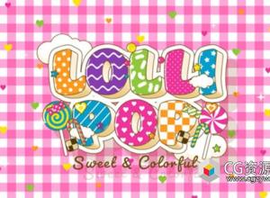 AE模板-卡通动漫糖果风格文字标题动画 Candy Colorful Titles