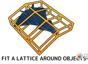 Blender晶格变形网格插件 Fit Lattice V1.8.0