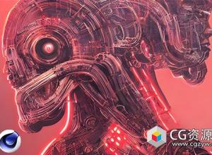 C4D Redshift渲染器全面基础大师班视频教程+中英文字幕