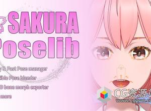 Blender插件-姿势动画管理工具 Sakura Poselib v1.2.8