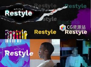 达芬奇插件-65种创意文字标题排版开场背景叠加效果 mTitle Restyle