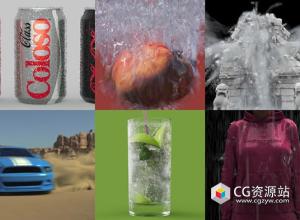 Coloso Houdini FX粒子体积破坏和水特效案例视频教程+中英文字幕