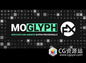 AE脚本-图形复制克隆路径MG动画 Moglyph FX V2.04 + 使用教程