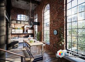 Blender景观公寓客房室内3D模型 KitBash3D – Apartment Interiors