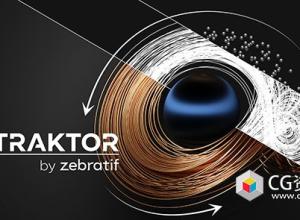 Blender动态曲线几何美学图形插件 Attraktor V1.1.0.1 Ultimate