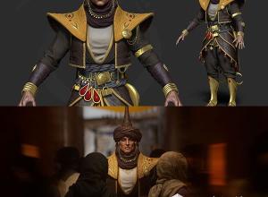Maya+ZBrush+SP+八猴游戏人物角色建模贴图渲染教程+中英文字幕