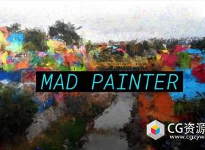 AE插件-梵高油画风格绘画插件MAD PAINTER V1.1.0 Win