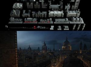 城市街区华丽欧式塔楼建筑3D模型 Blender/FBX格式 Victorian
