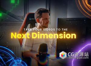 AE脚本-创意魔法图形遮罩特效转场动画 QuickPortals v1.0.0+使用教程