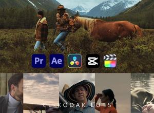 28个复古柯达胶片模拟电影LUT视频调色预设 Pixflow – CL-Kodak LUTs