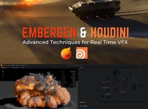EmberGen+Houdini基础入门进阶视觉特效视频教程+中英文字幕