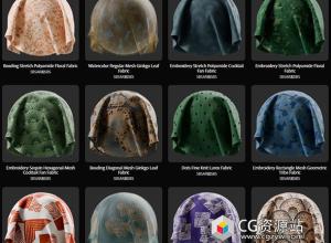 978组Substance高质量布料材质纹理预设 Fabric
