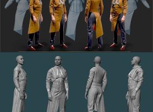 MD+ZBrush人物服装设计建模制作全流程教程+中文字幕