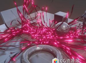 Blender粒子流动追踪模拟动画资产预设 Particle Simulation Modifier V5