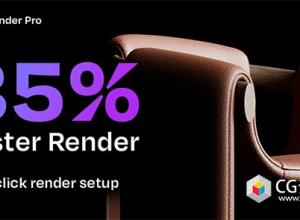 Blender渲染优化加速插件 Poly Render Pro V3.2