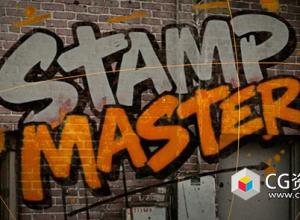 Blender材质贴花贴图印花插件 Stamp Master V1.0.0