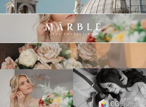 5组高端优雅欧美风格婚礼LUTs视频调色预设 Gamut – Marble Luts
