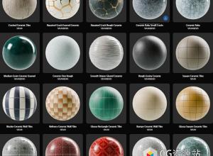 230组Substance高精度陶瓷纹理材质预设 Ceramic