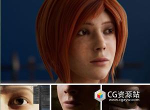 Blender三维人物角色生成插件+预设库 CharMorph v0.4.1 + Character Library