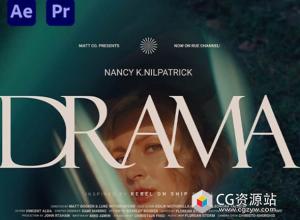 AE+PR模板-经典纪录片音乐视频电影预告片标题片头 Dramatic Movie Title Templates