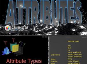 Houdini属性构建集成函数教程 HS-118 Attributes+中英文字幕