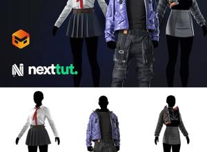 Marvelous Designer 3D服装设计完全入门指南视频MD教程+中英文字幕