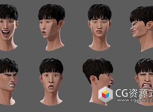 Maya角色绑定人物3D模型 Mireuk – character rig for maya